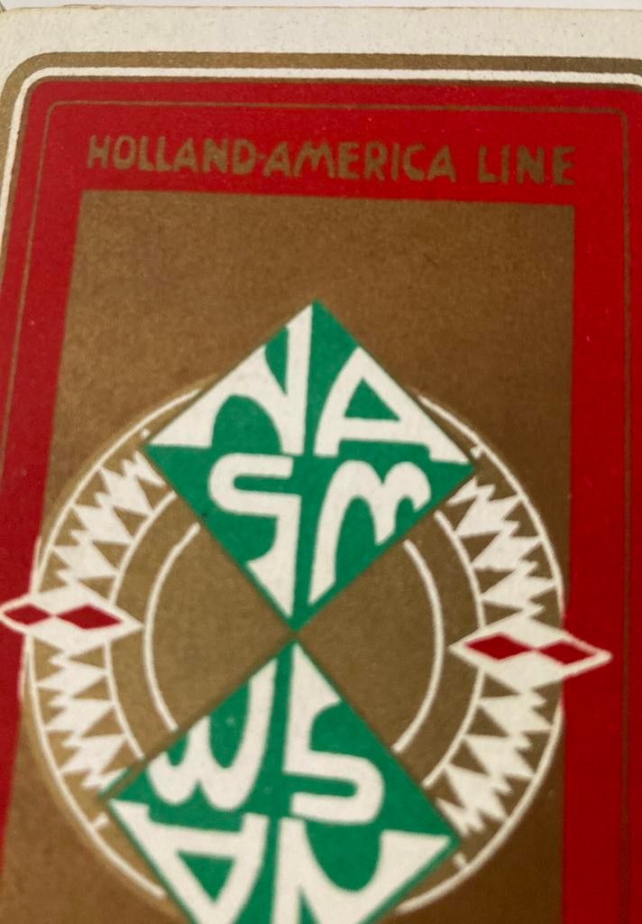 NASM Holland America Lijn Canasta set in OVP Compleet, Antiek en Kunst, Verzenden
