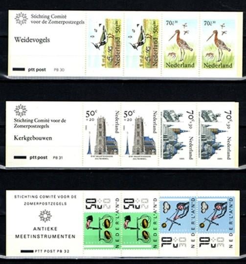 Nederland Postzegelboekje nr. 30-32 postfris, Postzegels en Munten, Postzegels | Nederland, Verzenden, Na 1940, Postfris