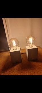 2x Leeff tafellamp met betonnen voet - Zeer mooi, Ophalen, Overige materialen, Industrieel, Modern, Zo goed als nieuw