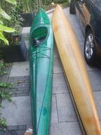 2 Kajaks, 1 groen en 1 geel, Watersport en Boten, Kano's, Ophalen, Gebruikt, Eén persoon, Met peddels