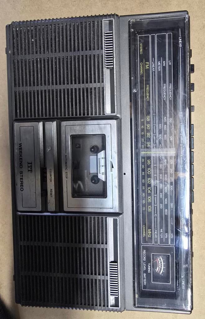 ITT radio/cassette recorder, Ophalen of Verzenden