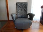 Hukla relax en draai fauteuil leer handmatig, Ophalen, Minder dan 75 cm, Zo goed als nieuw, Modern