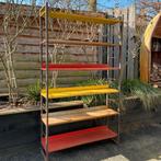 Vintage metalen XXL Tomado rek, boekenkast Adriaan Dekker, Ophalen, Gebruikt, -, -