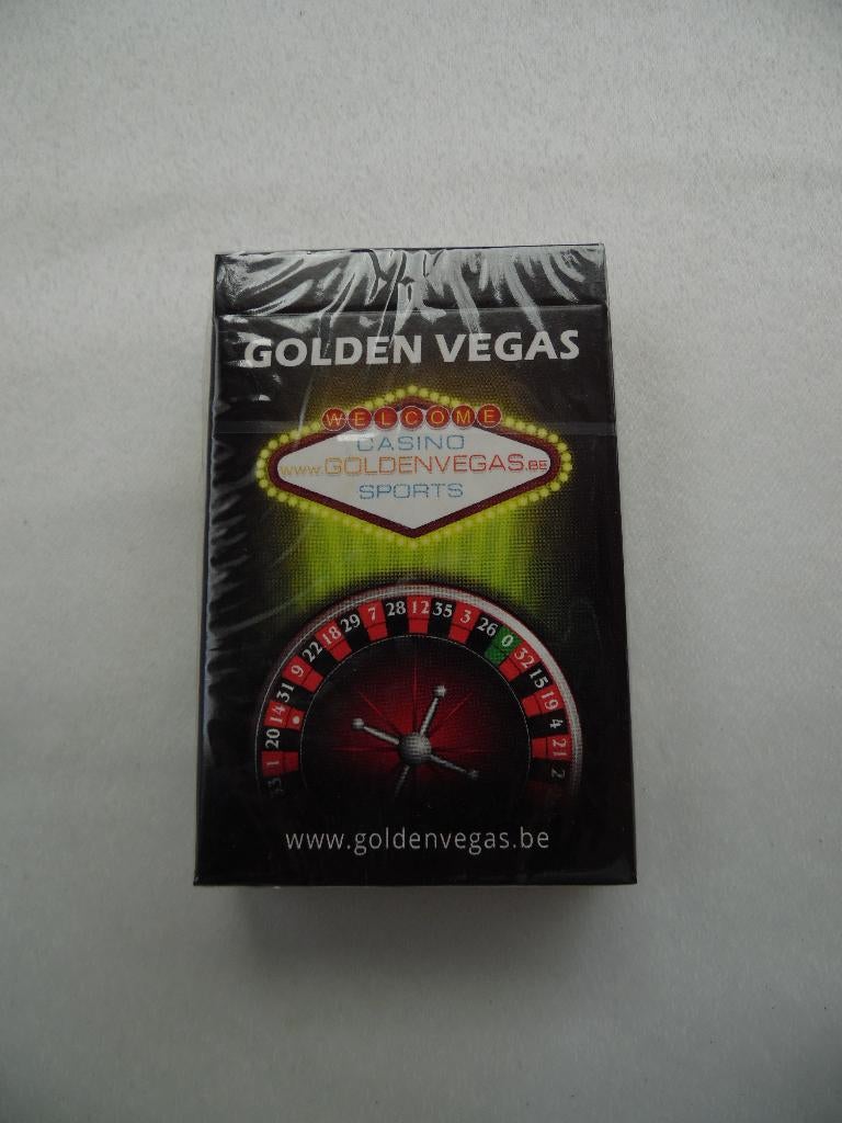 Spel speel kaarten Golden Vegas, Verzamelen, Speelkaarten, Jokers en Kwartetten, Ophalen of Verzenden, Nieuw, Speelkaart(en)