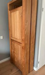 Teakhouten kast 75x195x35 cm in goede staat, Huis en Inrichting, Ophalen of Verzenden, Gebruikt