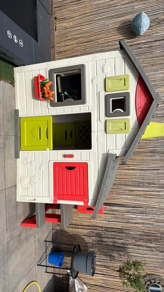 Smoby speelhuisje kinderen, Kinderen en Baby's, Speelgoed | Buiten | Speelhuisjes, Ophalen, Zo goed als nieuw, Kunststof