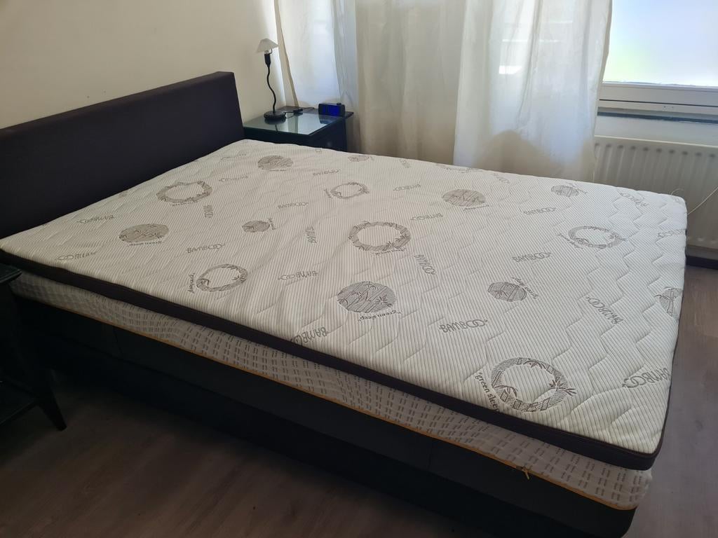 Topper Bamboo Green Sleep 210 X 140, Ophalen, 210 cm, Tweepersoons, 140 cm