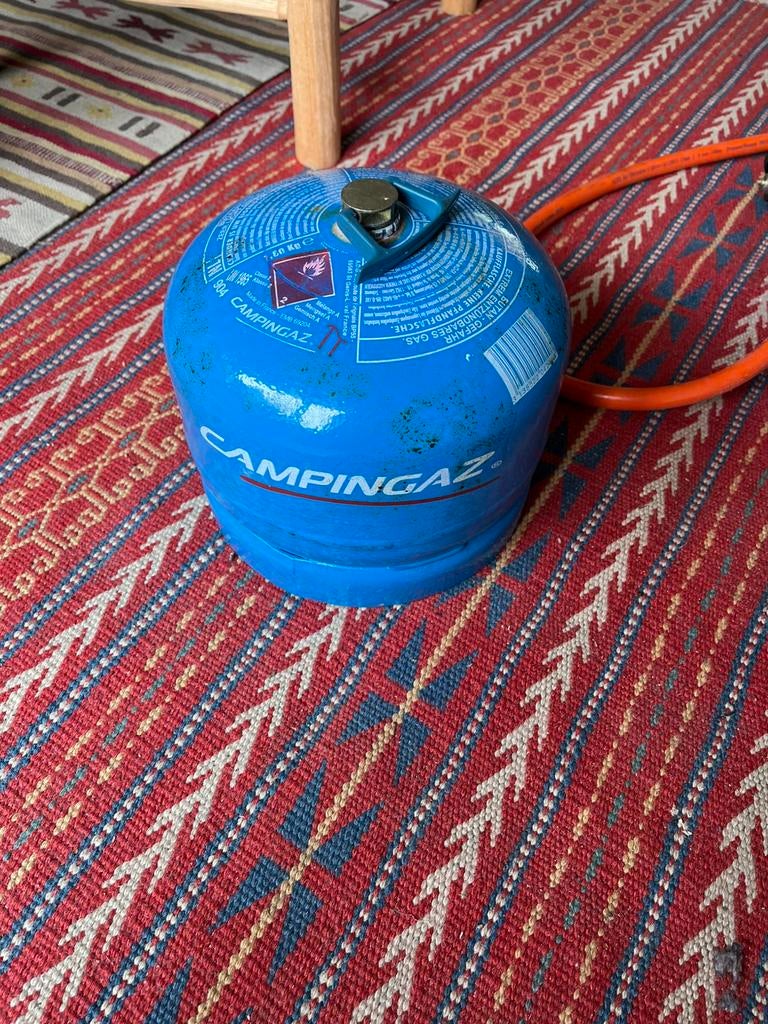 Gasfles, Ophalen, Gebruikt