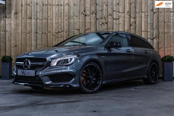 Mercedes-Benz CLA-klasse Shooting Brake AMG 45 4MATIC *Kuips, Auto's, Mercedes-Benz, Bedrijf, Te koop, CLA, 4x4, ABS, Achteruitrijcamera