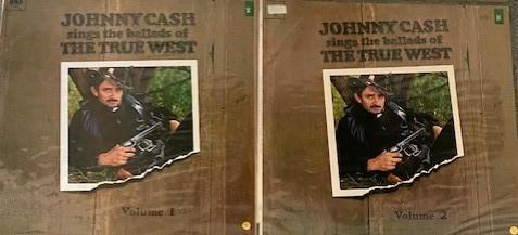 JohnnyCash:BitterTears/ShowTime/AtSanQuentin/theWallsOfPriso, Cd's en Dvd's, Vinyl | Country en Western, Zo goed als nieuw, Overige formaten
