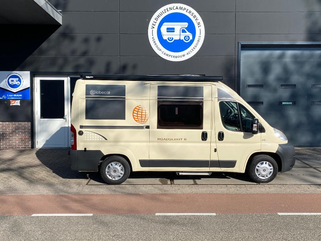 Fiat Ducato 540*Pössl Globecar Roadscout R*2013*Euro 5*Solar, Caravans en Kamperen, Campers, Ringverwarming, Fiat, Kluisje, Pössl