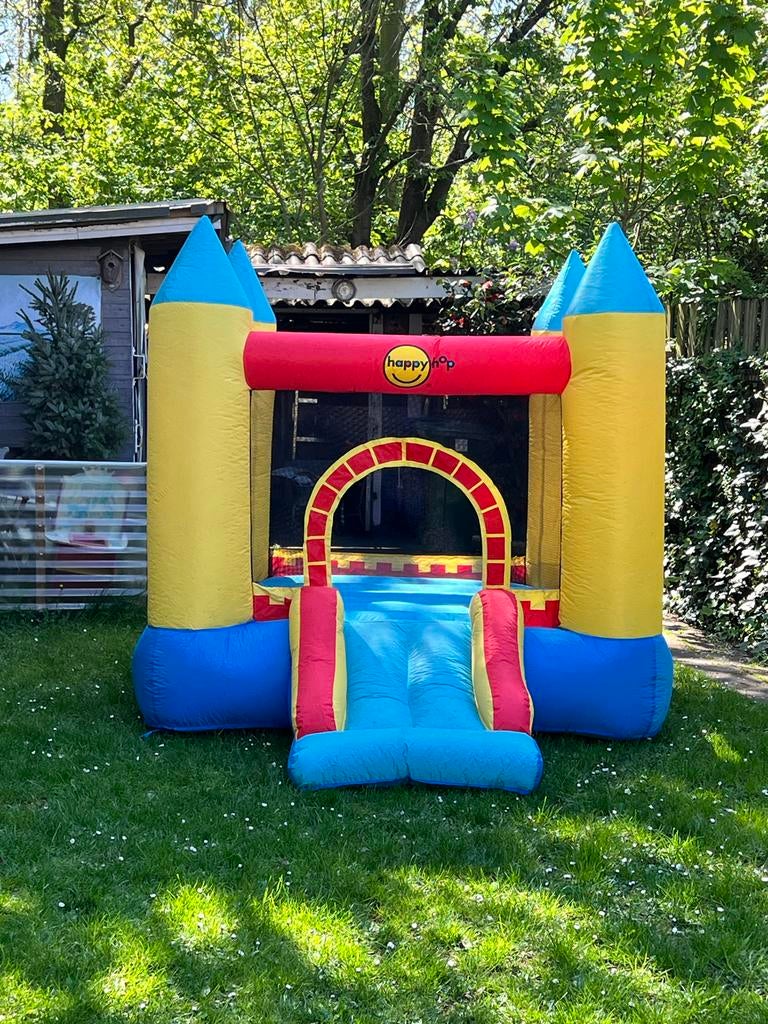 Springkasteel met elektrische motor - Z.G.A.N. voor kids, Ophalen of Verzenden, Zo goed als nieuw