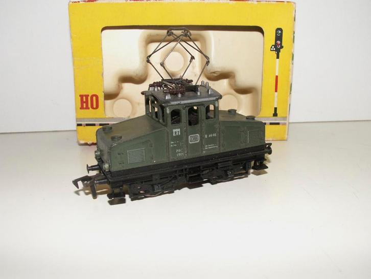 Fleischmann DB E-locje met ovp, Hobby en Vrije tijd, Modeltreinen | H0, Gebruikt, Locomotief, Gelijkstroom, Fleischmann, Analoog