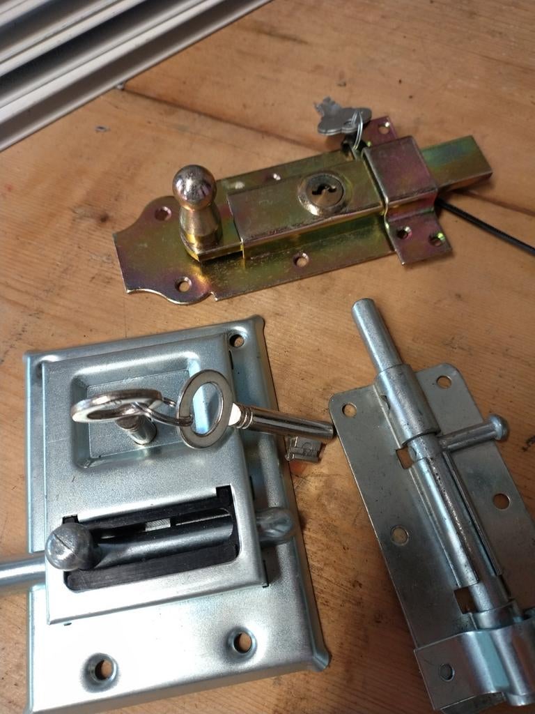 3x Slot - Alles in 1 koop, Ophalen, Gebruikt, IJzer, Slot