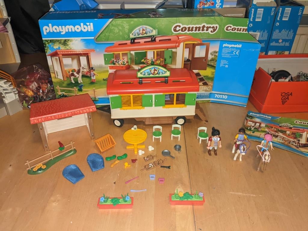 Playmobil Country ponypark aanhanger 70510, Ophalen, Zo goed als nieuw, Complete set