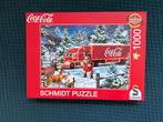 Coca-Cola puzzel 1000 stukjes – Schmidt (kerst / winter), Ophalen of Verzenden, 500 t/m 1500 stukjes, Zo goed als nieuw