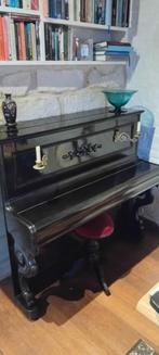 Piano met kruk hof pianoforte, Ophalen, Gebruikt, Zwart, Piano