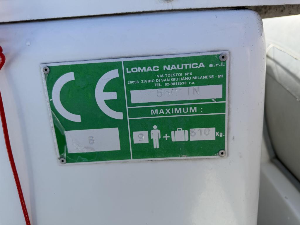 Lomac 550 IN S RIB - Johnson 70PK - Sportief & Krach, Gebruikt, Benzine, 70 tot 120 pk, Overige merken