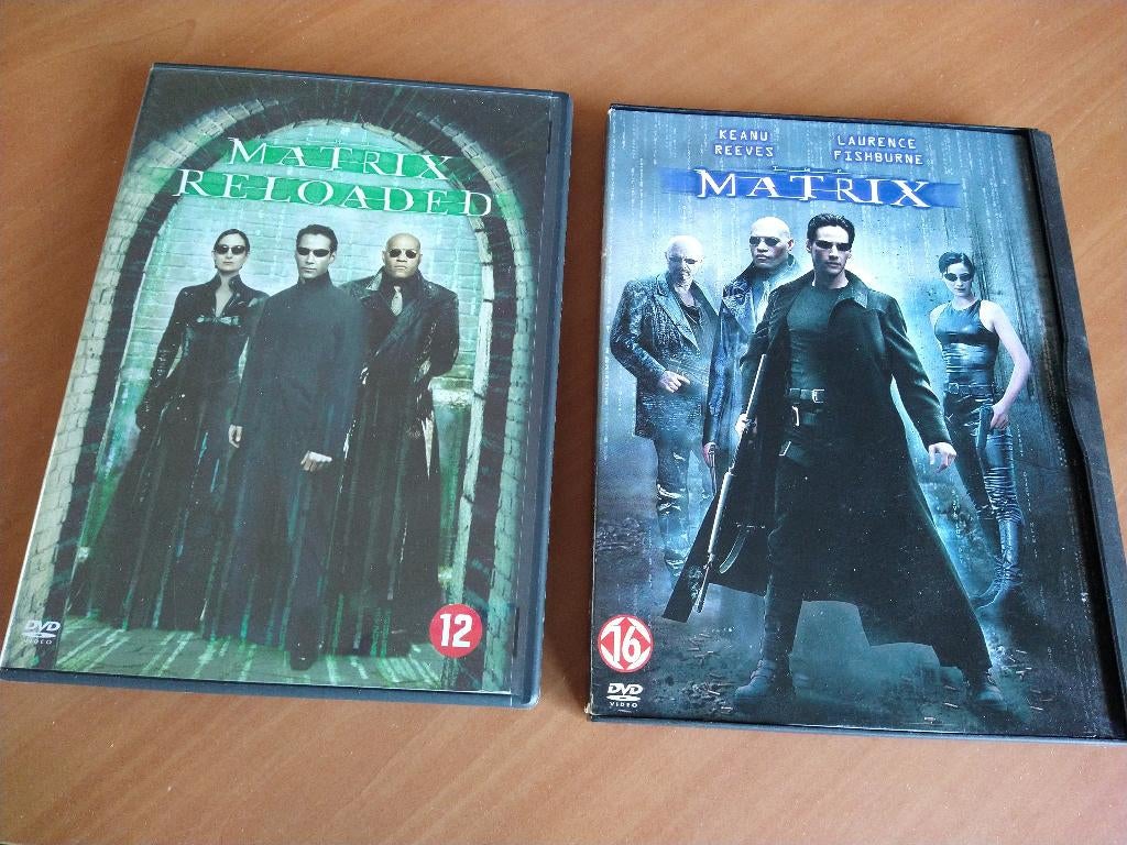 DVD The Matrix + 2-DVD The Matrix Reloaded, Vanaf 12 jaar, Ophalen of Verzenden, Zo goed als nieuw