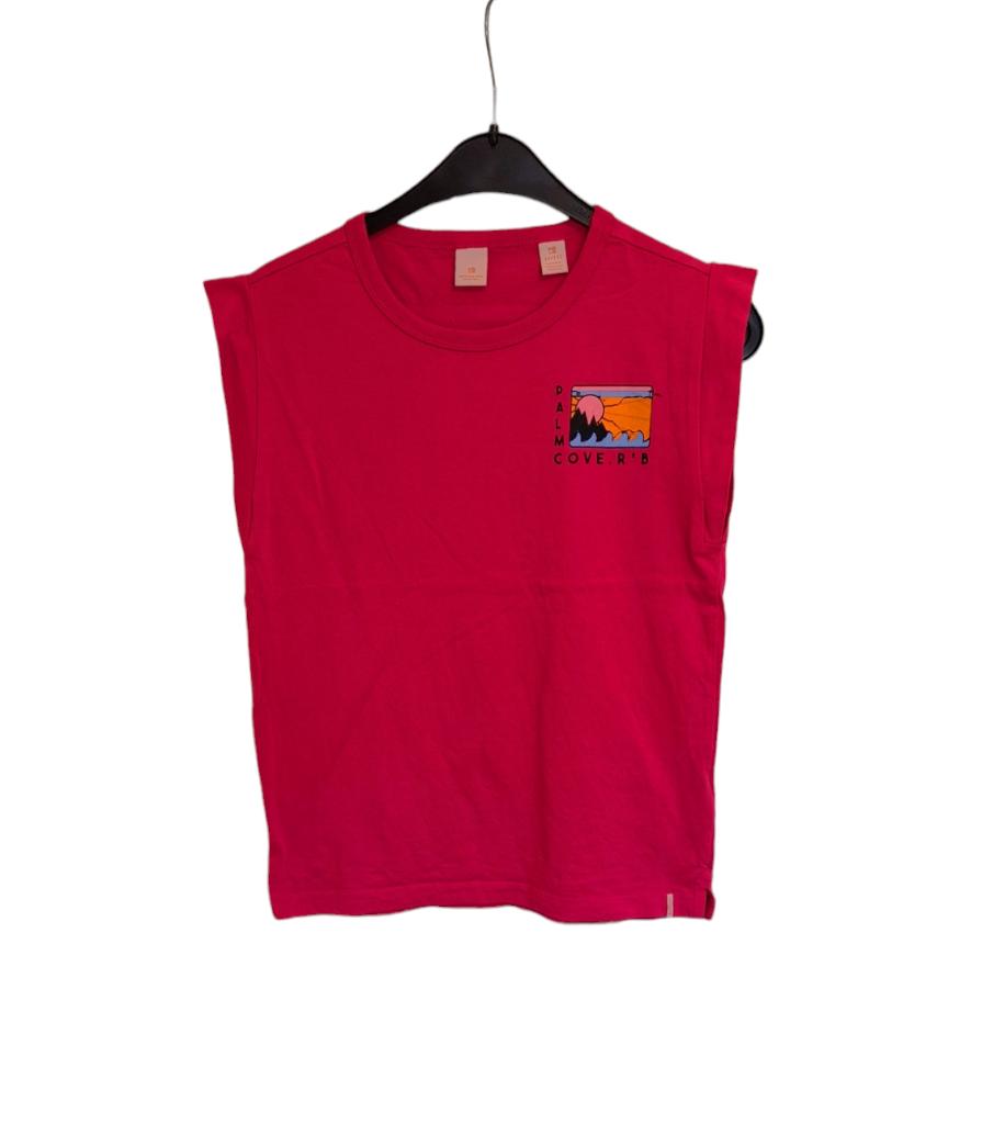 Prachtig fel roze SCOTCH & SODA meisjes shirt maat 12/152., Kinderen en Baby's, Kinderkleding | Maat 152, Zo goed als nieuw, Shirt of Longsleeve