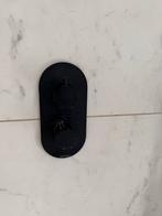 Zwarte inbouw doucheset met glazen douchewand, Ophalen, Gebruikt, Glas, Douche