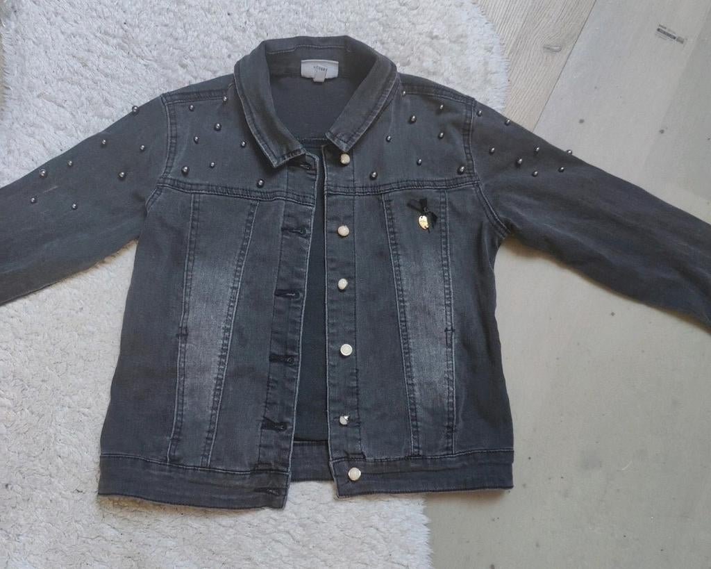 Meisjes Spijkerjas le CHIC 146/162, Ophalen of Verzenden, Zo goed als nieuw, Meisje, Jas