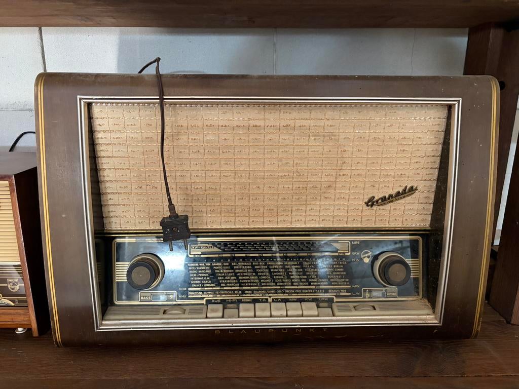 Vintage Blaupunkt buizenradio Bavaria – jaren 50/60, Antiek en Kunst, Antiek | Tv's en Audio, Ophalen