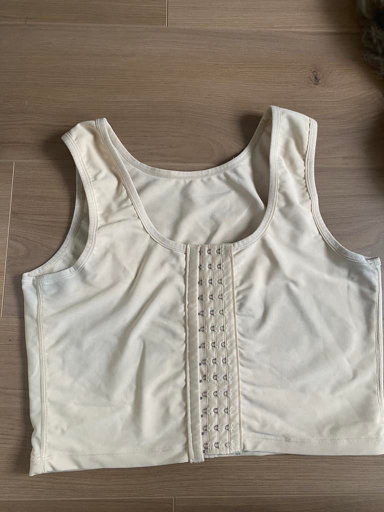Borst compressie top shirt unisex L borstbinder herengordel, Sieraden, Tassen en Uiterlijk, Uiterlijk | Dieet en Afvallen, Ophalen of Verzenden
