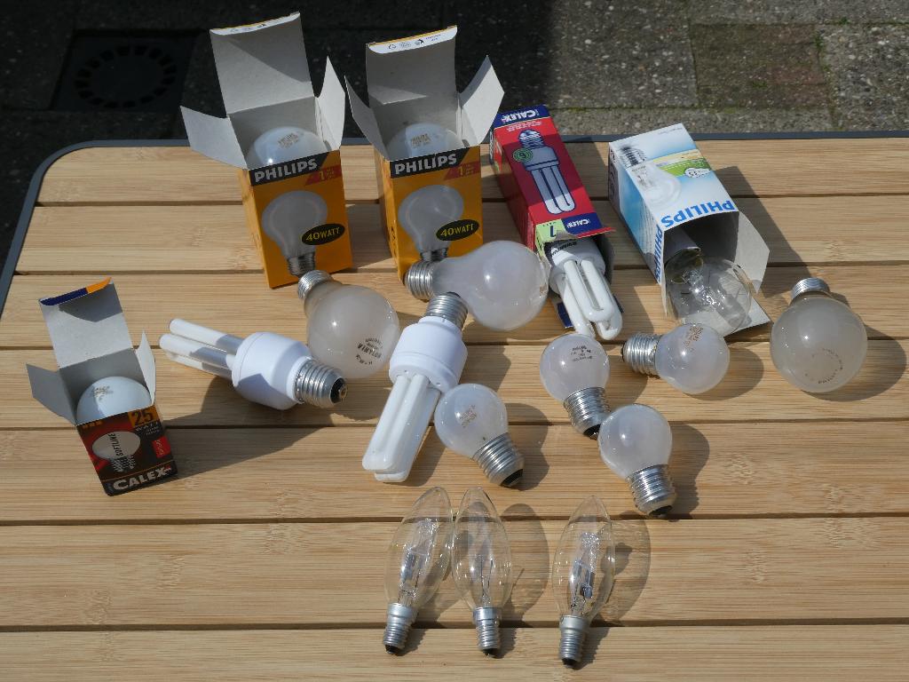 Oude Lampen, Ophalen, Gebruikt, E27 (groot), Gloeilamp