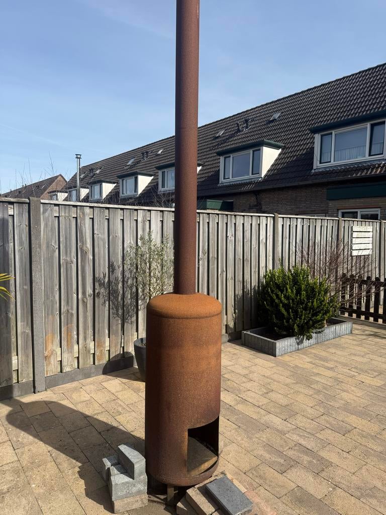 Houtkachel voor buiten, Tuin en Terras, Tuinhaarden, Gebruikt, Ophalen