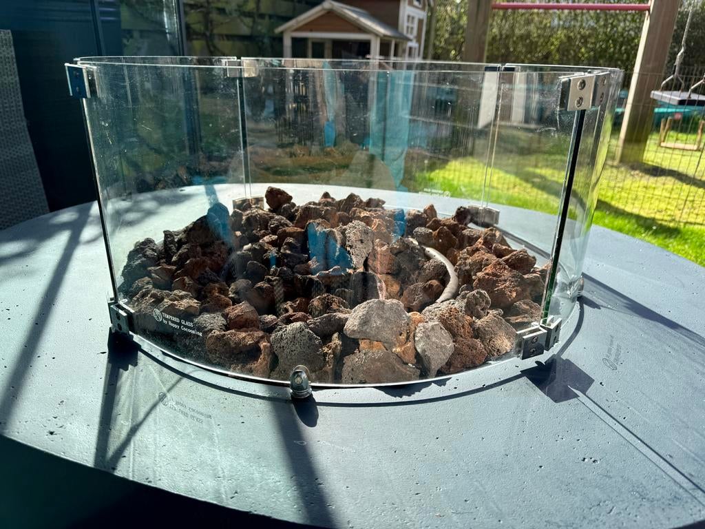 Happy Cocooning glazen bescherming, Ø 58 cm terrashaard glas, Ophalen of Verzenden, Zo goed als nieuw