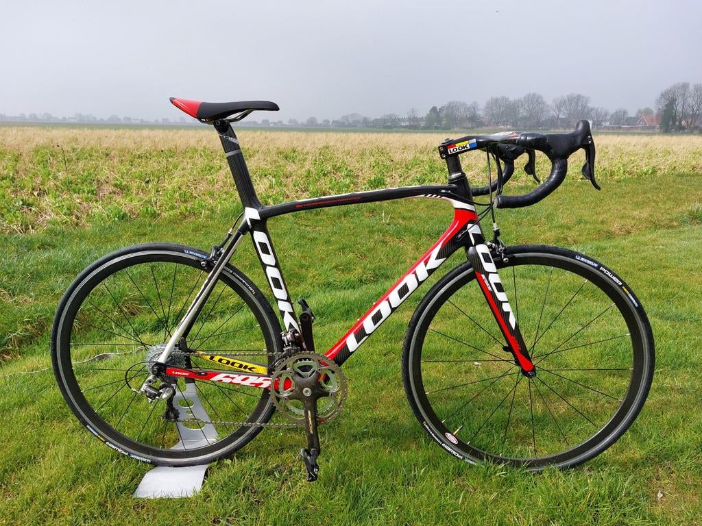 LOOK 695 CAMPAGNOLO RECORD FIETS, Carbon, Zo goed als nieuw, Meer dan 20 versnellingen, 53 tot 57 cm