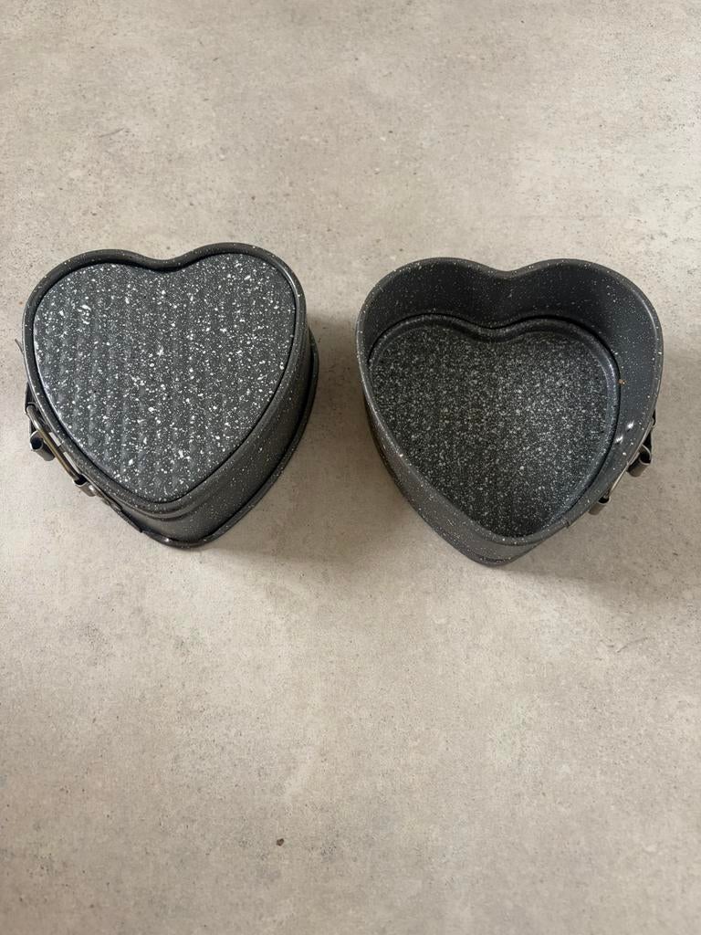 Hartvormige Bakvormpjes - Set van 2, Ophalen of Verzenden