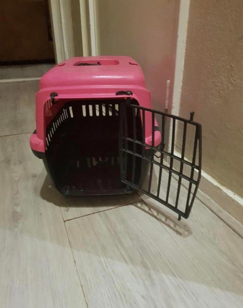 NIEUWE Fuchsia Roze / Antraciet
Reismand / Transportbox, Ophalen of Verzenden, Nieuw