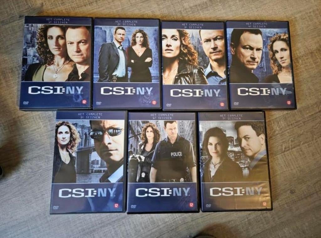 CSI: NY Seizoen 1-7 Complete Boxset DVD, Boxset, Drama, Ophalen of Verzenden, Zo goed als nieuw