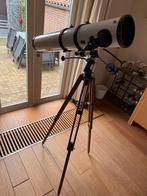 Vintage Telecoop met nieuwe reflectiespiegel, Ophalen, Gebruikt, 80 tot 200 mm, Met statief