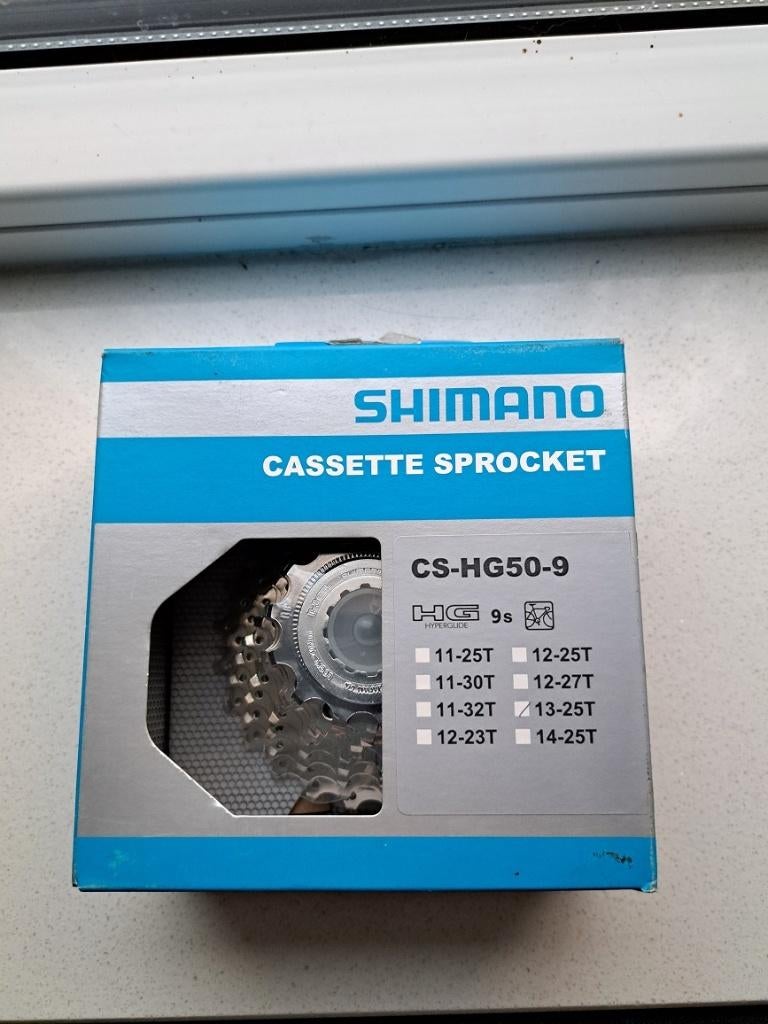 Shimano CS-HG50-9 13-25 cassette (nieuw), Overige typen, Nieuw, Ophalen of Verzenden, Shimano