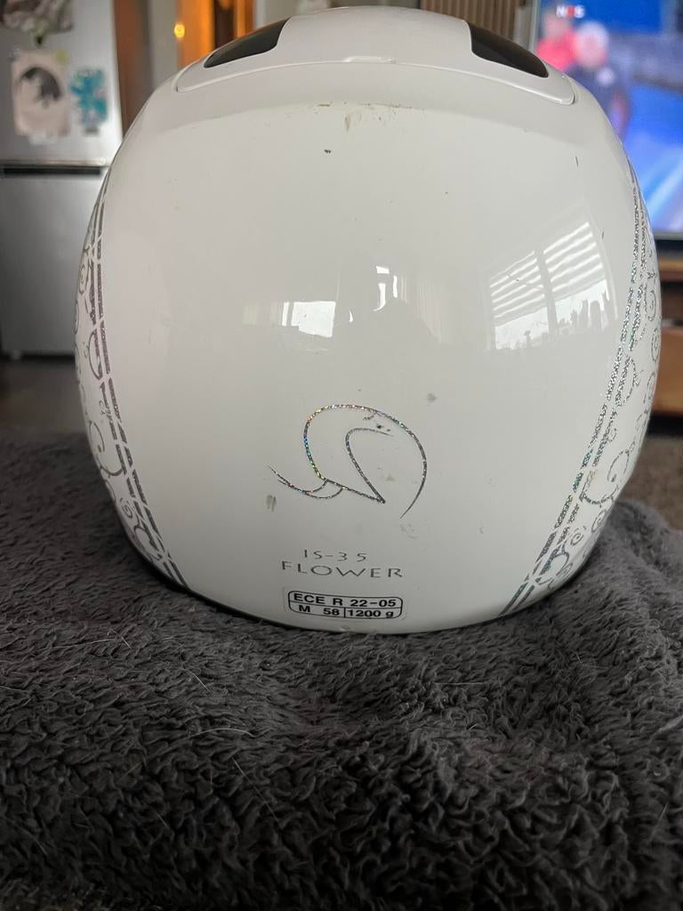 Scooter helm - gebruikt, goede staat, Fietsen en Brommers, Brommerhelmen, Ophalen, Gebruikt, Medium