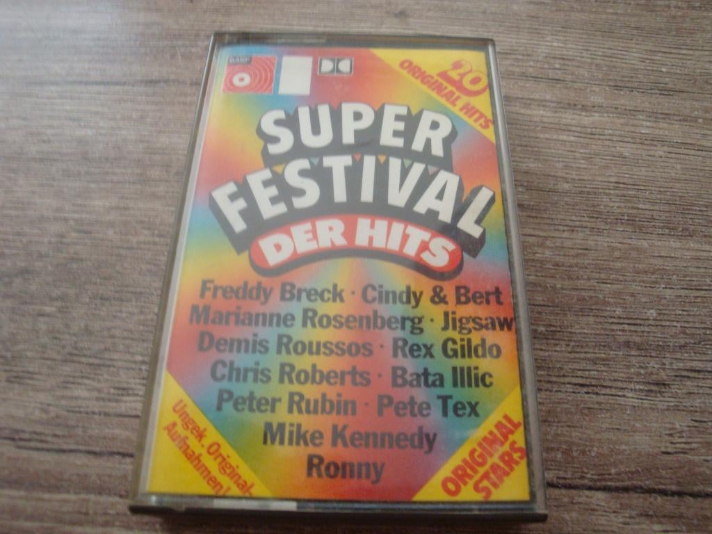 super festival der hits, Gebruikt, 1 bandje, Ophalen of Verzenden, Origineel