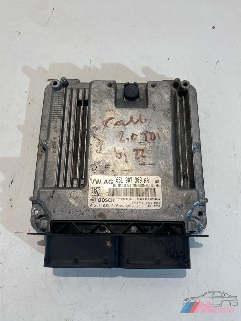 VW CADDY COMPUTER MOTORMANAGEMENT 05L907309AA, Auto-onderdelen, Elektronica en Kabels, Gebruikt, -, Volkswagen, -