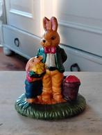 Vintage keramieken beeldje - konijn - haas - pasen - rabbit, Diversen, Pasen, Ophalen of Verzenden, Nieuw