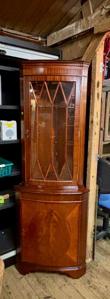 Antieke Hoekkast - Kersenhout  Design, Antiek en Kunst, Antiek | Meubels | Kasten, Ophalen