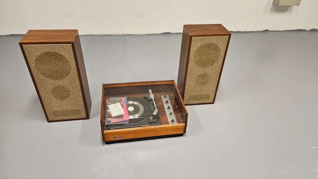 Vintage Garrard SP.25 Platenspeler+  Speakers - Niet Werke, Audio, Tv en Foto, Platenspelers, Ophalen