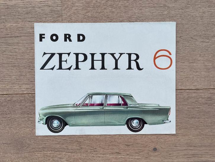 FORD ZEPHYR FOLDERS, Boeken, Auto's | Folders en Tijdschriften, Gelezen, Ford, Ophalen of Verzenden