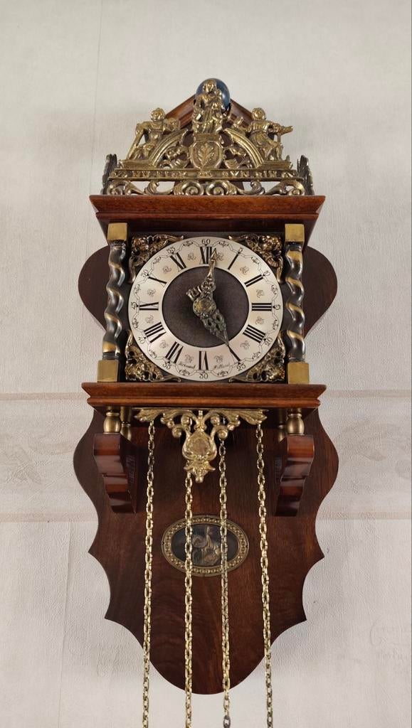 Zaanse klok met gewichten, Antiek en Kunst, Ophalen