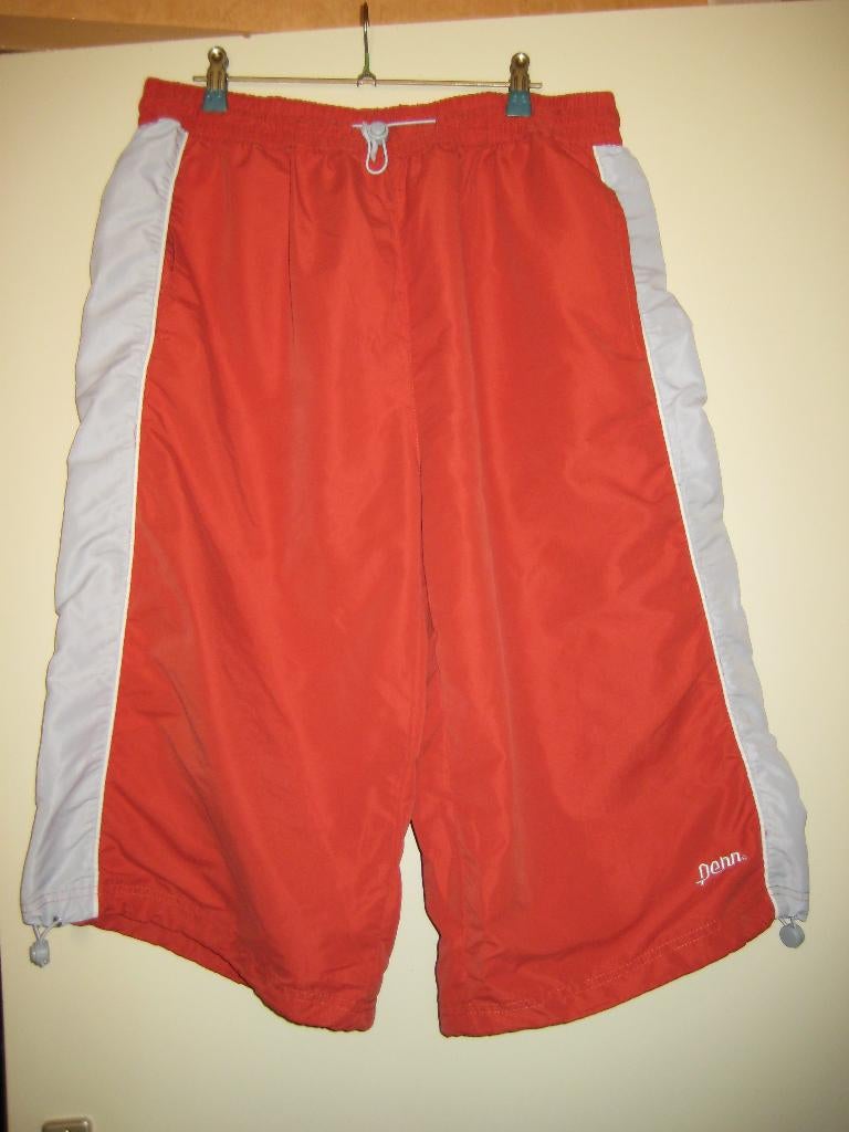 Herenbroek, XXL, Penn, rood/wit, Kleding | Heren, Ophalen of Verzenden, Zo goed als nieuw, Overige kleuren, Broek of Spijkerbroek