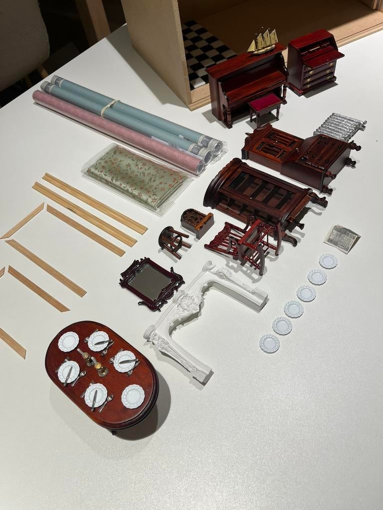 Roombox - Poppenhuis met meubels, Verzamelen, Poppenhuizen en Toebehoren, Ophalen of Verzenden, Nieuw, Poppenhuis