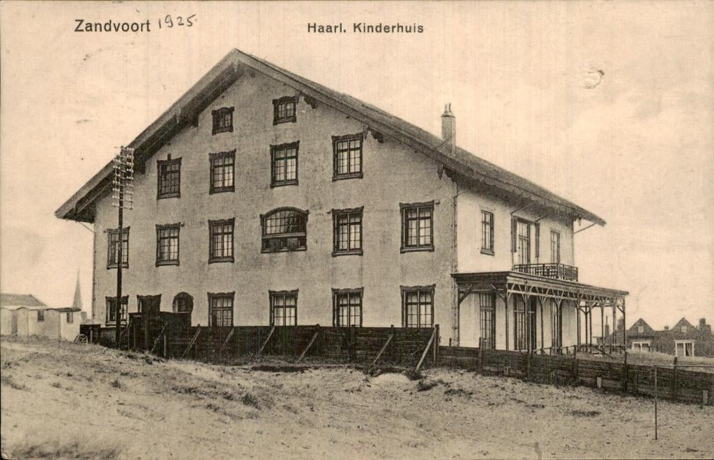 Zandvoort - Kinderhuis - Haarl., Verzamelen, Ophalen of Verzenden, 1920 tot 1940, Gelopen, Noord-Holland