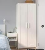 White wardrobe with 2 doors, Ophalen, 50 tot 100 cm, Zo goed als nieuw, 150 tot 200 cm