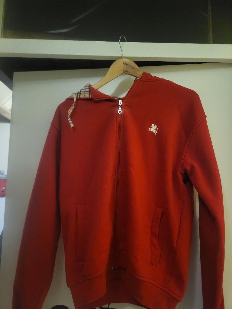 Burberry rood vest maat S, Verzenden, Zo goed als nieuw, Maat 46 (S) of kleiner, Burberry